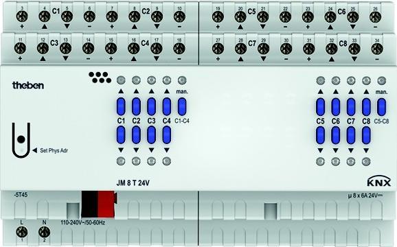 Image du produit Theben JM 8 T 24V KNX (Actionneur de chauffage)