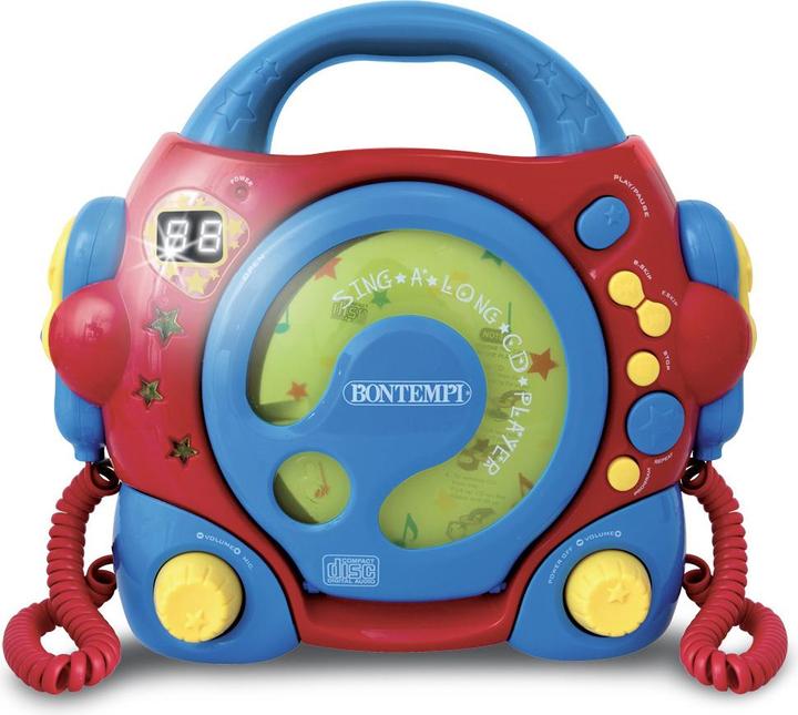 Actual product image Bontempi CD player with 2 microphones