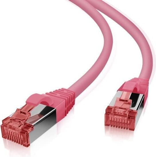 Image du produit Helos Câble patch RJ-45 (M) vers RJ-45 (M) (S/FTP, CAT6a, 10 m)