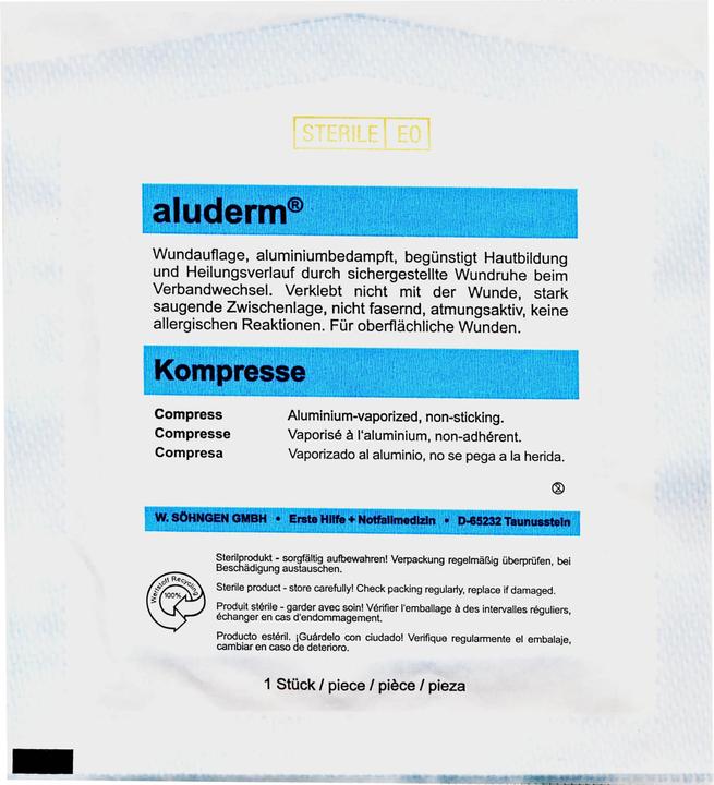 Actual product image Aluderm Compress 10 x 15 cm sterile, 1 pc. compresses
