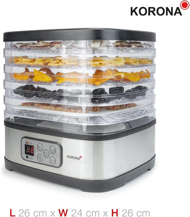 Actual product image Korona Dehydrator with Muesli Bar Shape