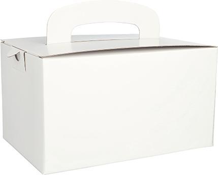 Actual product image Papstar Lunch box, square with handle (20 x)