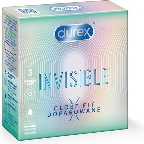 Productafbeelding Durex Invisible Close Fit Condooms Matched 3Pcs (3 Pcs.)