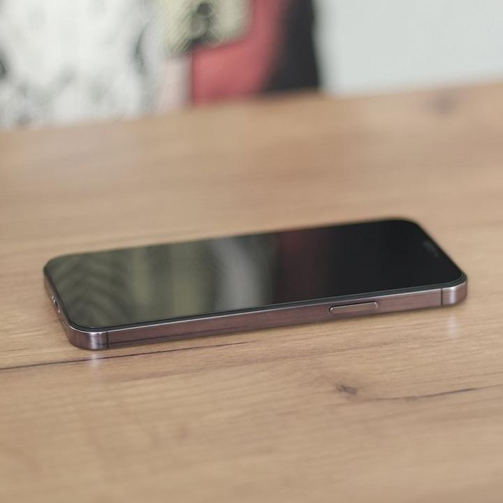 Produktbild Wozinsky Super Durable Full Screen Tempered Glass with Frame Case Friendly Full Glue iPhone 15 - Bla (1 Stück, Apple iPhone 15)