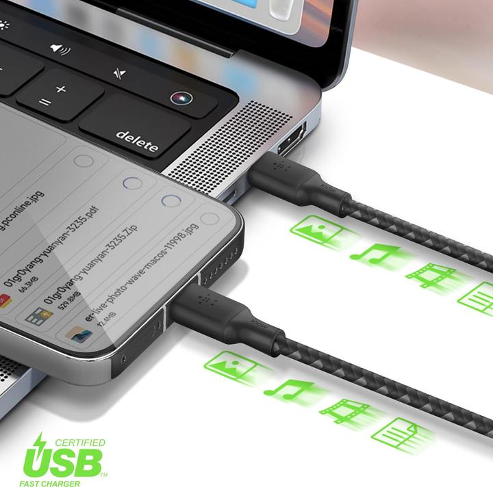Image du produit Belkin USB C — USB C (3 m, USB 2.0)