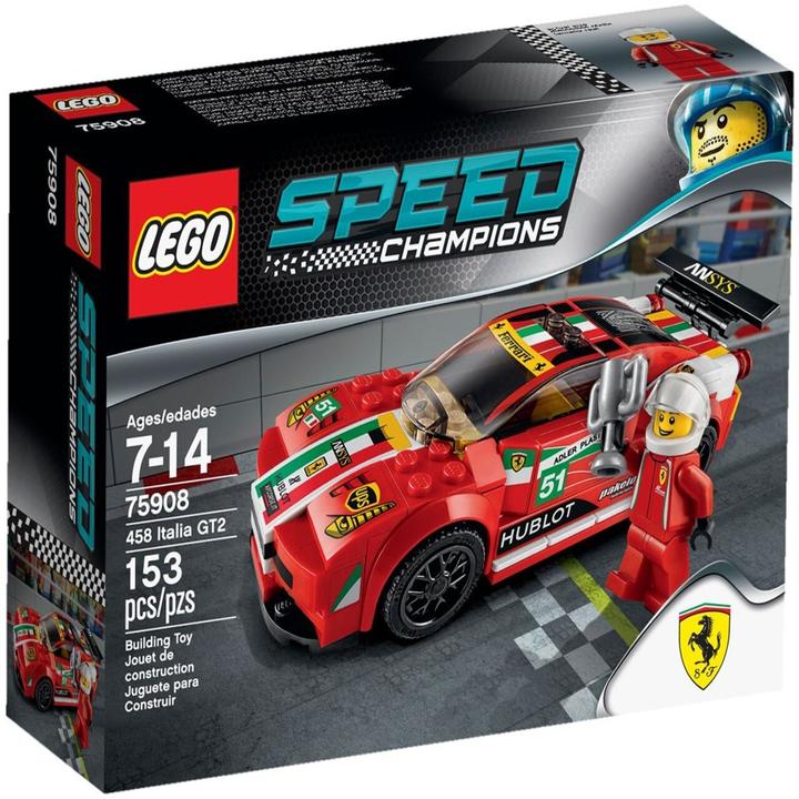 Actual product image LEGO Speed Champions 458 Italia GT2 (75908, LEGO Speed Champions)