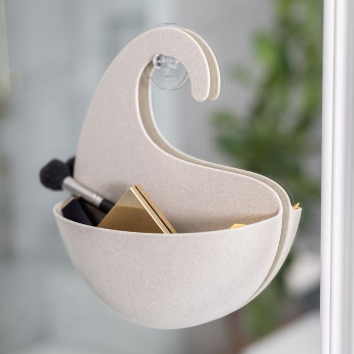 Actual product image Koziol Surf bath silo XL to hang up (6.5 x 21.5 x 25 cm)