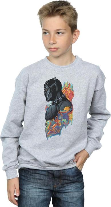 Image du produit - Sweat BLACK PANTHER PROFILE - Garçon (152, 158)