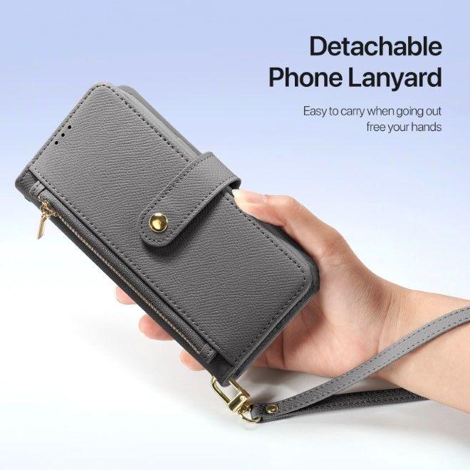 Produktbild Dux Ducis Lawa Series MagSafe Kunstleder Bookcover Hülle (Apple iPhone 16 Plus)