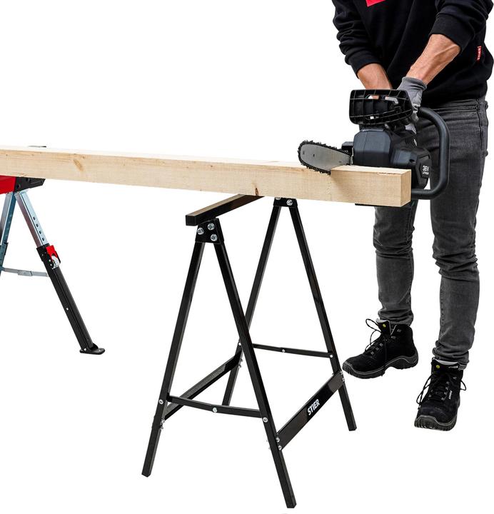 Image du produit Stier Tréteau en acier 100 kg (63.50 cm, 43 cm)