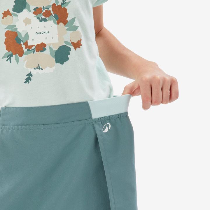 Produktbild Quechua Hosenrock Kinder Wandern - MH100 grün (6, 7, 8)
