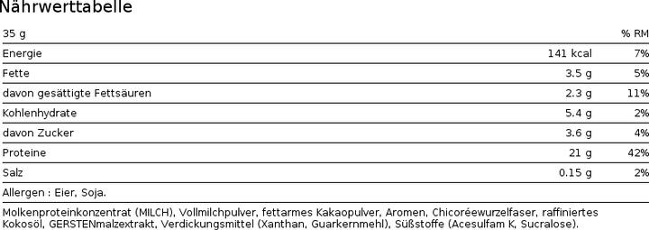 Nährwerte und Zutaten Snickers Hi Protein (Schokolade, Caramel & Peanut, 1 Stk., 875 g)
