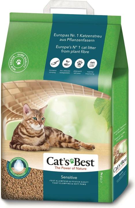Actual product image Cat's Best Sensitive 20l (Clumping, 7.20 kg)