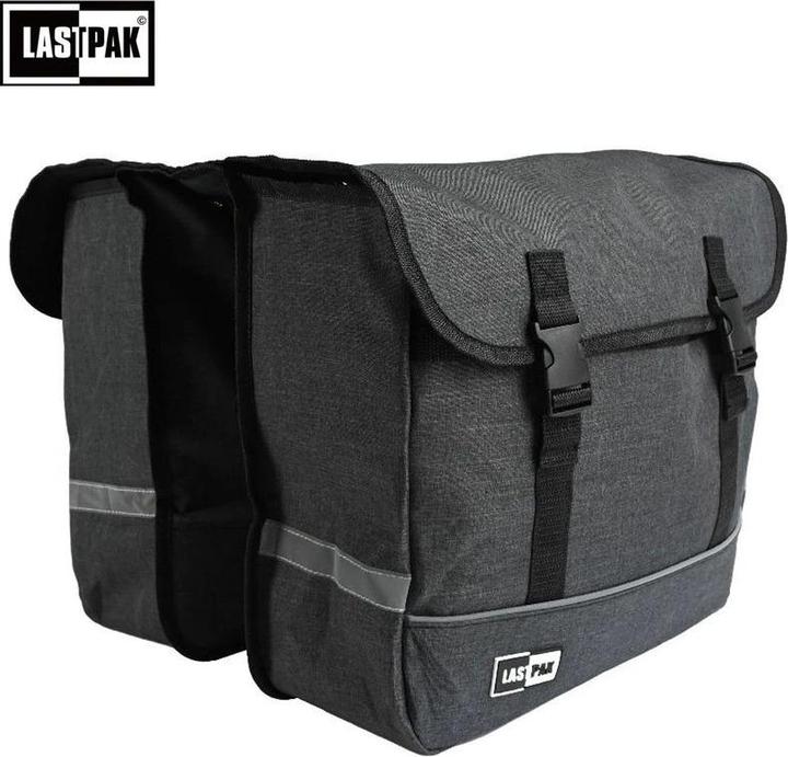 Immagine prodotto Lastpak Borsa bicicletta doppia 35 litri tela blu (35 l, Borsa portapacchi)