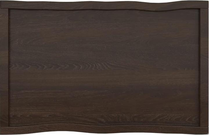 Produktbild VidaXL Tischplatte 100x60x6 cm Massivholz Eiche Behandelt (100 x 60 x 6 cm)
