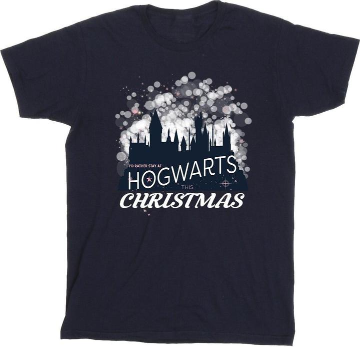 Actual product image Boys Hogwarts Christmas T-Shirt (104)