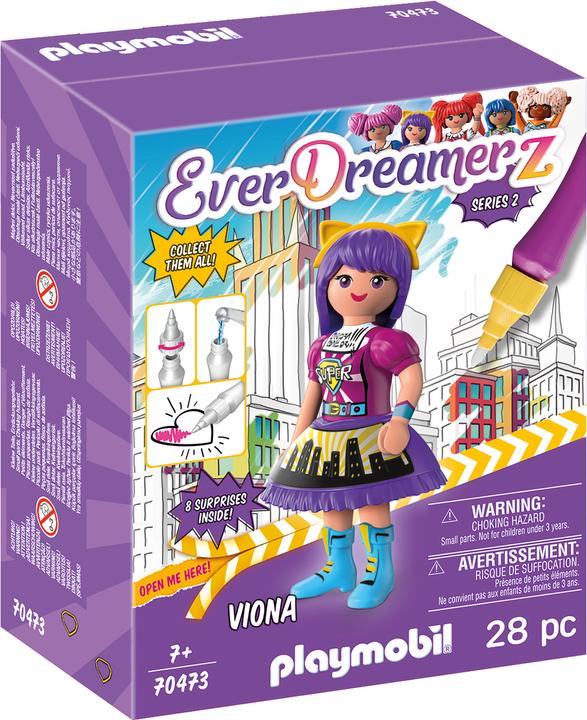 Image du produit Playmobil Viona "Le monde de la bande dessinée (70473, Playmobil EverDreamerz)