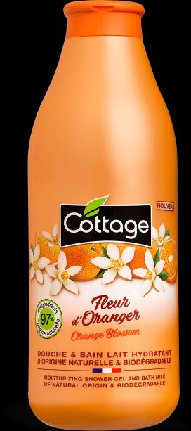 Actual product image Cottage Shower milk orange blossom (250 ml)