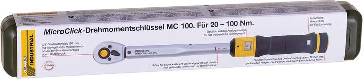 Actual product image Proxxon Torque wrench MicroClick (3/8", 20 Nm, 100 Nm)
