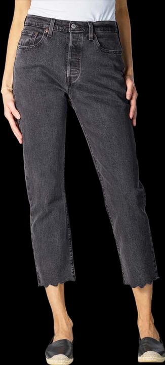 Levis 501 Cropped Jeans Straight Fit lady crush (W32/L26)