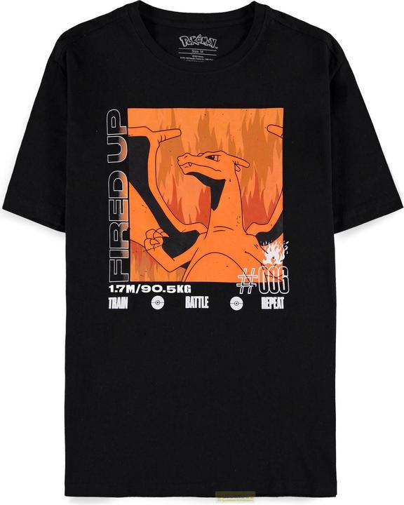 Difuzed Pokémon - Charizard - Men's Short Sleeved T-shirt - 2XL (XXL)