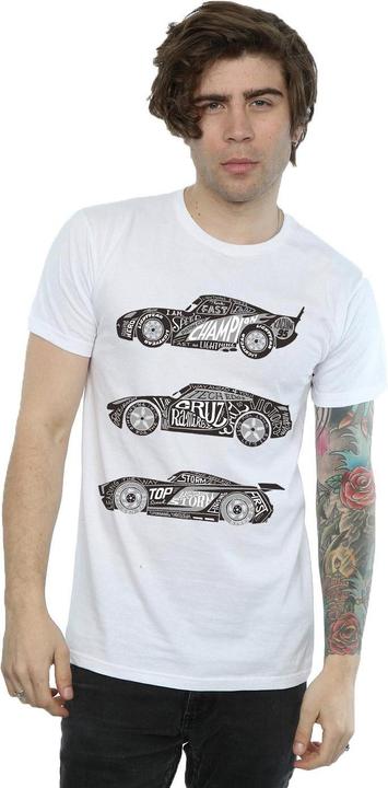 Image du produit Disney - T-shirt CARS TEXT RACERS - Homme (M)