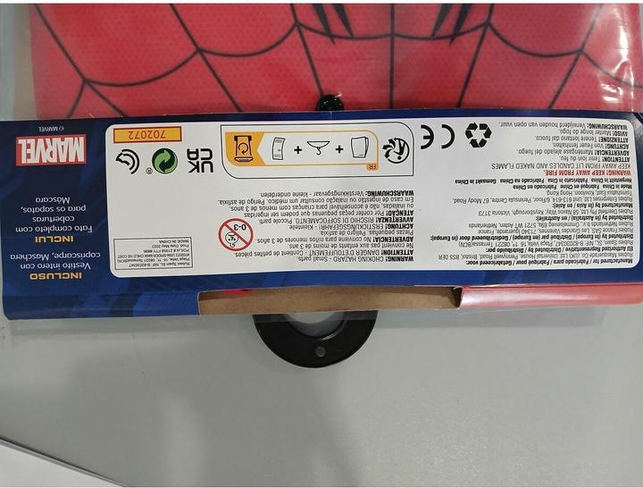 Produktbild Rubies Spiderman Kinderkostüm Mit Stoffmaske Und Schuhbedeckung (S)