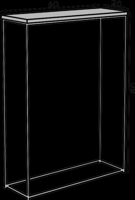 Immagine prodotto ADRK Furniture Tavolo consolle Sili (100 x 100 x 70 cm)