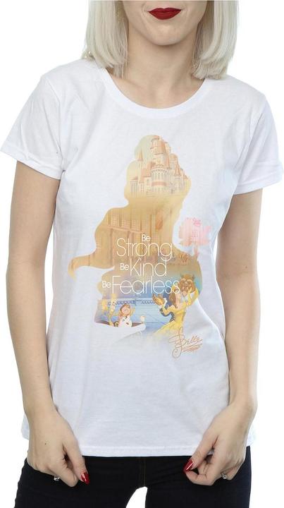 Immagine prodotto Disney Princess Belle Filled Silhouette Maglietta Donna (M)