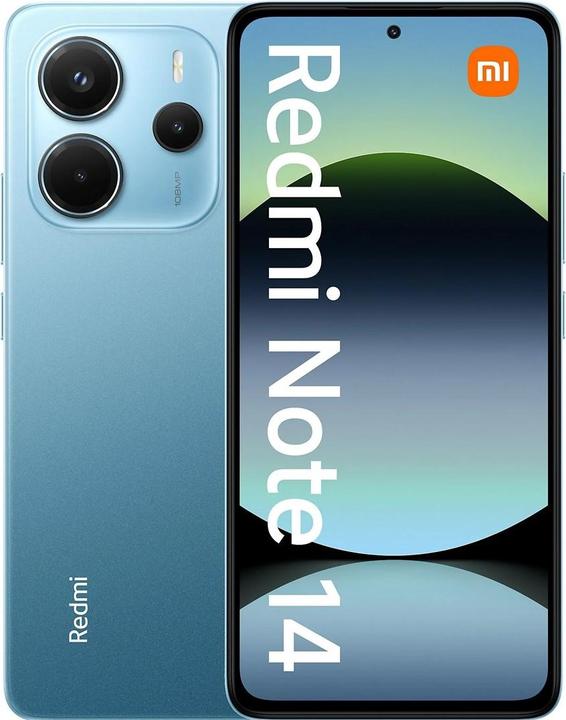 Produktbild Xiaomi Redmi Note 14 (256 GB, Ocean Blue, 6.67", Dual SIM, 108 Mpx, 4G)