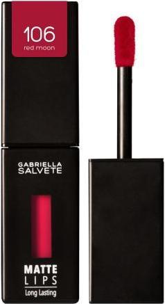 Image du produit Gabriella Salvete Lèvres mates - Rouge à lèvres liquide 4 ml 106 Red Moon (106 Lune rouge)
