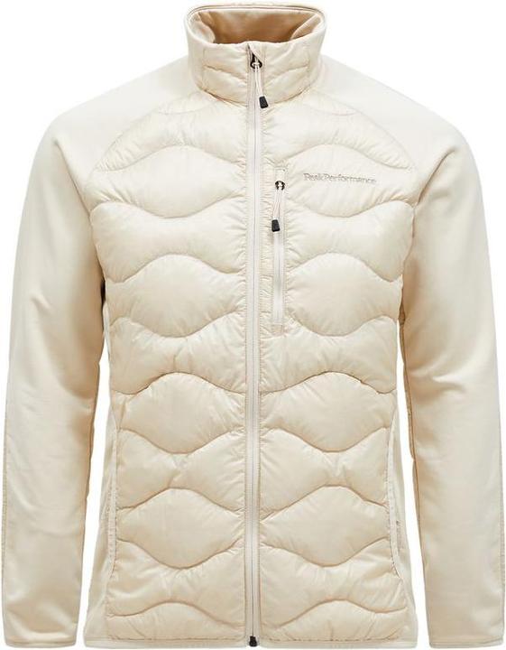 Peak Performance Helium Down Hybrid Isolationsjacke Sand Fog Herren (M)