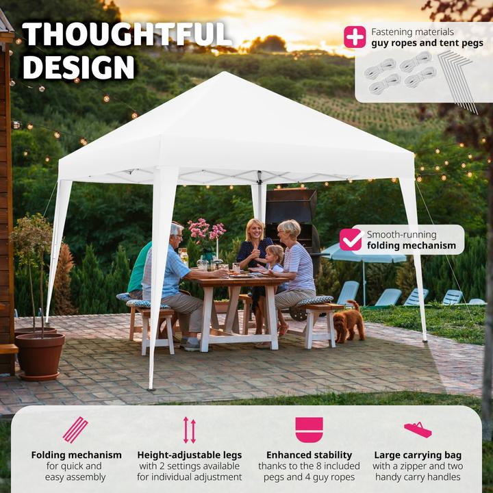 Produktbild tectake Faltbarer Pavillon Linosa 3x3 m (300 cm, 300 cm)