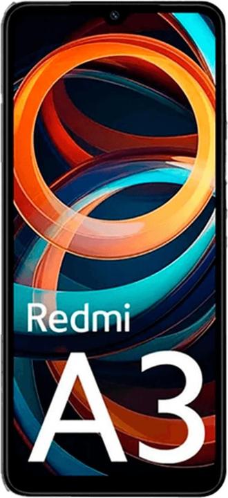 Actual product image Xiaomi Redmi A3 (64 GB, Midnight Black, 6.71", Dual SIM, 8 Mpx, 4G)
