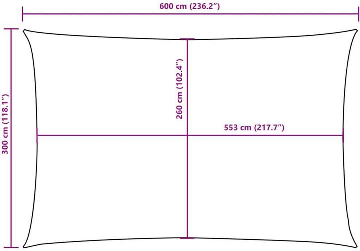 Produktbild VidaXL Nezhatok (300 x 600 cm)