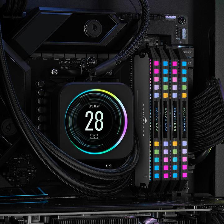 Image du produit Corsair Dominator Platinum RGB (2 x 16GB, 5600 MHz, RAM DDR5, DIMM)
