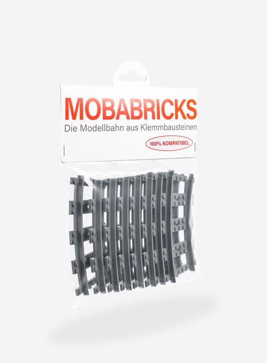 Produktbild Mobabricks R40 gebogene Schienen - 8 Stück