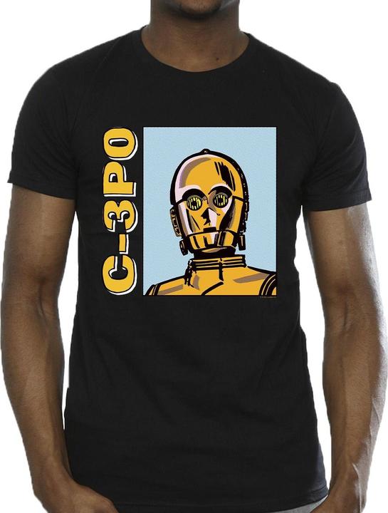 Produktbild Star Wars C3PO Line Art TShirt (L)