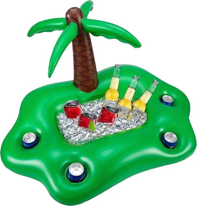 Image du produit Splash & Fun Porte-gobelet gonflable pour piscine Palmier