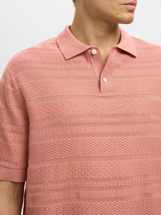Produktbild Selected Homme Textured Polohemd aus Strick (M)