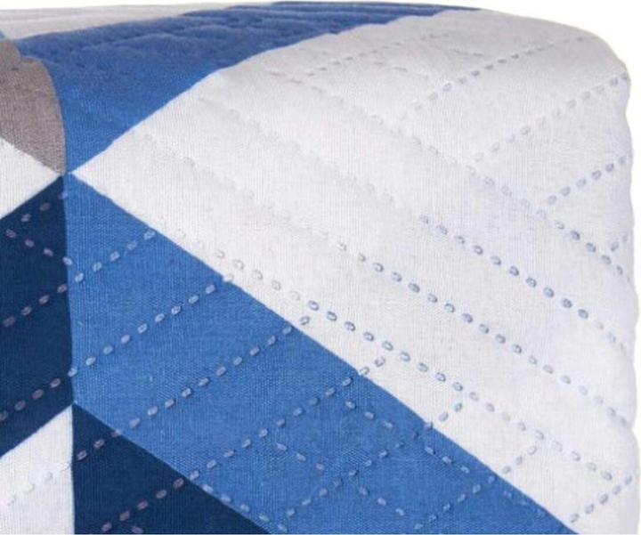 Produktbild Gift Wendbare Tagesdecke 240 x 260 cm Blau Weiss (6 Stück) (240 x 260 cm)