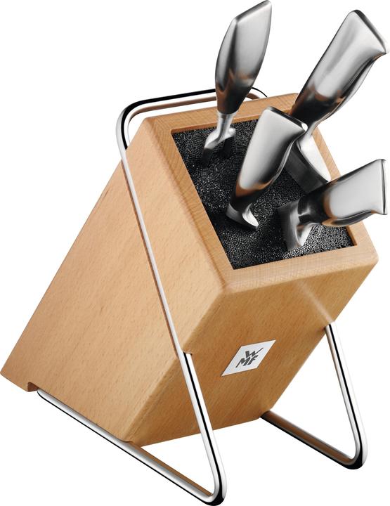 Produktbild WMF Messerblock ohne Messer unbestückt für 5-6 Messer Holz Buchenholz leer