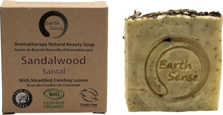 Actual product image Natura Punto Palm oil free solid organic soap, min. 72% cold pressed oils, Sandelwood (Hard soap)