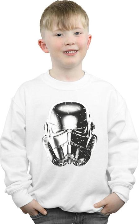 Immagine prodotto Star Wars Stormtrooper Warp Speed Helmet Felpa Ragazzi (152, 158)