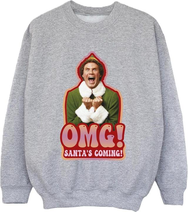 Elf Santa's Coming Sweatshirt Jungen (104)