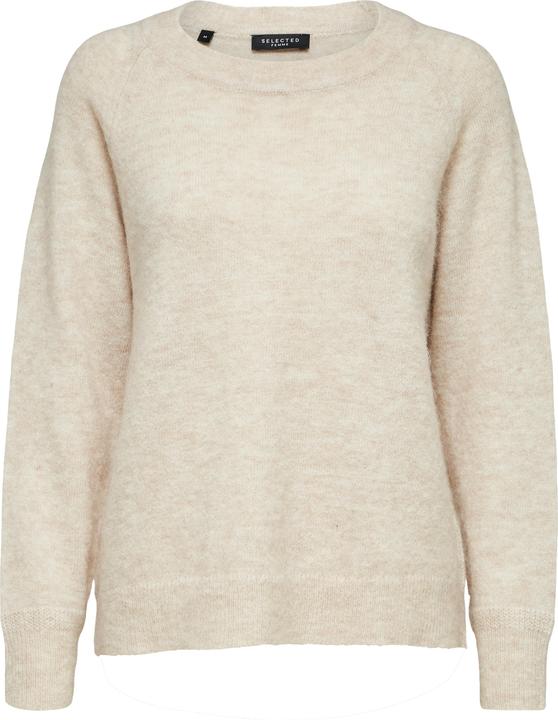 Produktbild Selected Femme Rundhalsausschnitt Woll Pullover (XXL)