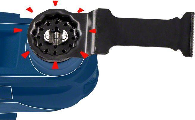 Produktbild Bosch Professional Zubehör EXPERT MultiMax PAIZ 32 APIT Blatt für Multifunktionswerkzeuge, 32 mm, 10 Stück