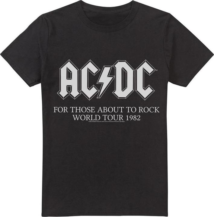 Actual product image AC/DC Mens World Tour 1982 T-Shirt (XXL)