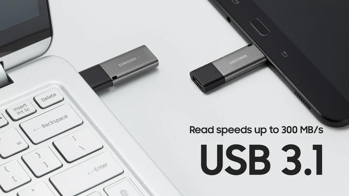 Actual product image Samsung Duo Plus (128 GB, USB-C, USB-A, USB 3.1)