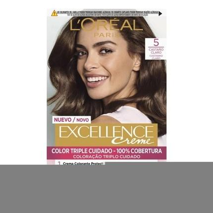 Image du produit L'Oréal Paris EXCELLENCE Encre crème #5-castaño claro (5-castaño claro)